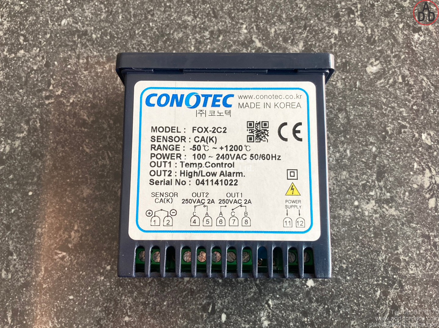 Digital Temperature Controller Model FOX-2C2 (13)